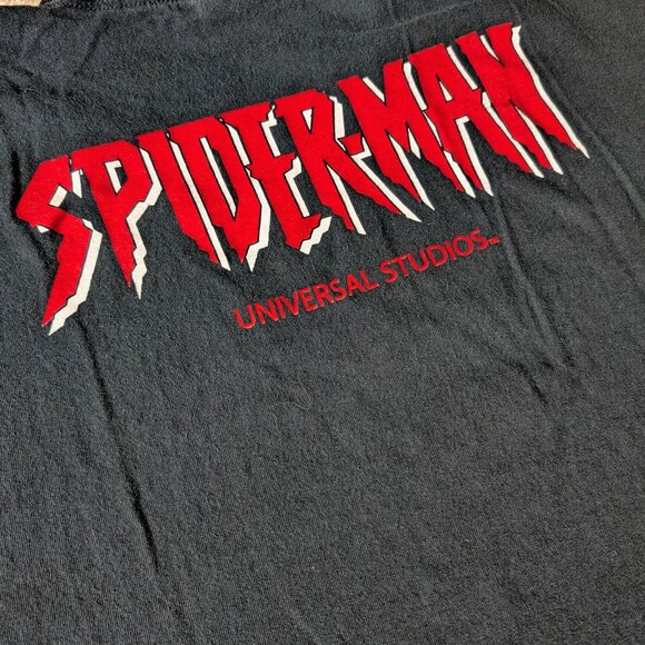 Vintage 90's Universal Studios Orlando MARVEL Spider Man Promo T-shirt Size XL - Picture 7 of 7
